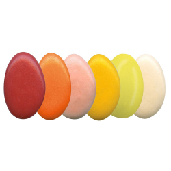 Dragées chocolat 71% - camaïeu de ROUGE coloris assortis