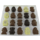 Chocolats caramels mini's hiver 175g boîte or