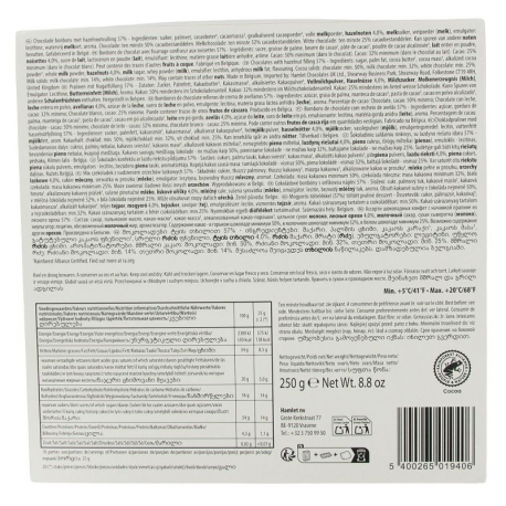 Fruits de Mer praliné boîte 250g Cupido