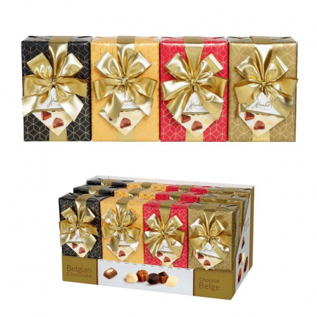 Présentoir 12 ballotins 200g ruban Collection Line Hamlet