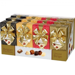 Présentoir 12 ballotins 200g ruban Collection Line Hamlet