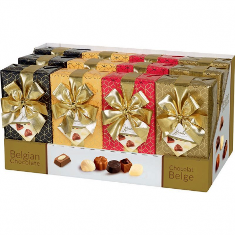 Présentoir 12 ballotins 200g ruban Collection Line Hamlet