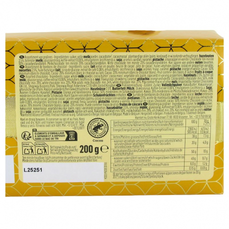 Présentoir 12 ballotins 200g ruban Collection Line Hamlet