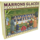 Coffret de 16 Marrons glacés pliés or - 270g