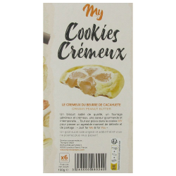 Cookies crémeux beurre de cacahuète 150g