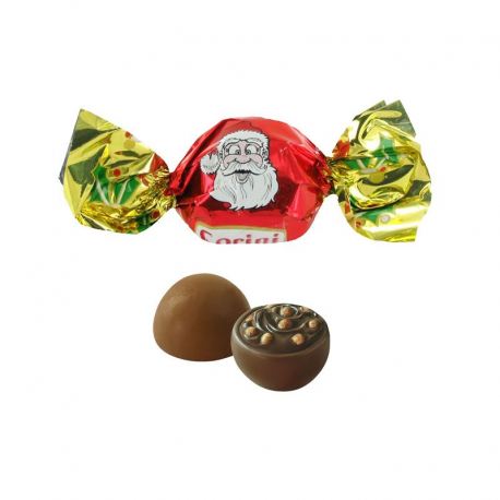 Papillotes chocolat au lait fourrées pâte à tartiner vrac kg