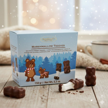 Oursons guimauve lait en ballotin 150g Excelcium