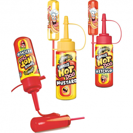 Squeeze Hot Dog Johny Bee
