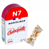 Borne métal N7 garnie nougats de Montélimar tendre 250g