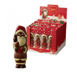 Figurines de Noël mix lait 100g présentoir de 20