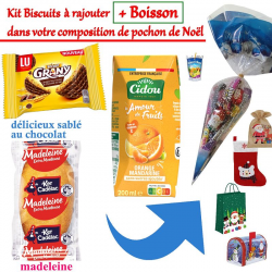 RAJOUT de 1 Kit biscuits + boisson pour un goûter complet