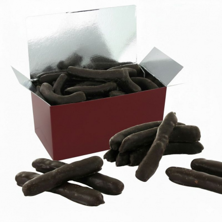 PRECOMMANDE Orangettes noir - ballotin 230g