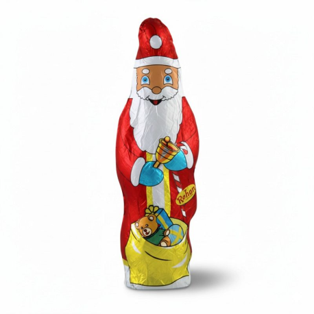 Pères Noël chocolat s/alu 100g 21,7cm
