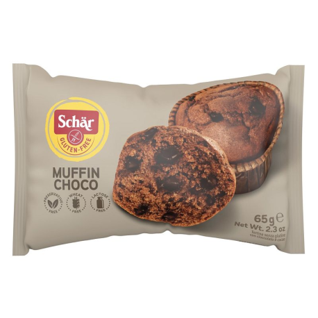 Muffin au chocolat et pépites 65g Dr Schär