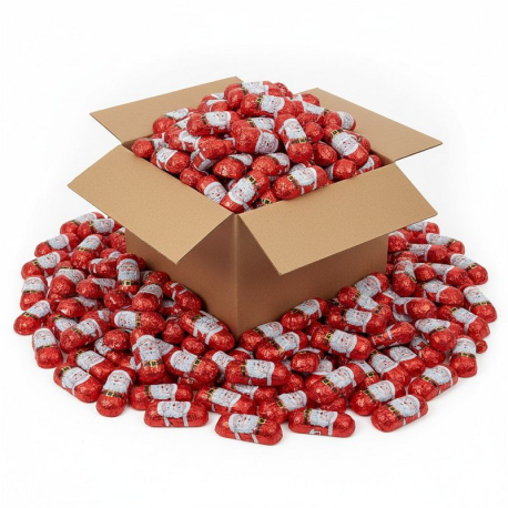 Pères Noël chocolat s/alu 28g Fairtrade
