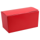 Ballotins carton vides rouge uni 500g par 25