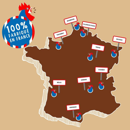~Oursons chocolat Cémoi en boîte de 140