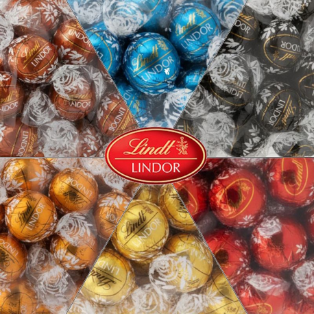 Boules Lindor 6 sortes assorties 1kg