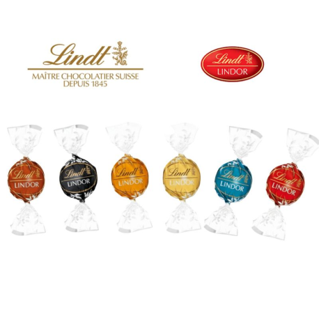 Boules Lindor 6 sortes assorties 1kg