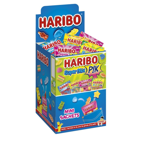 Haribo Assortiment de mini sachets Super mix PIK 30/40g