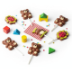 ~Sucettes animaux 15g chocolat - display a