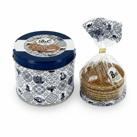 Boîte métal gaufres fourrées caramel 260g