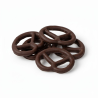 Bretzels salés enrobés noir 100g