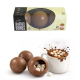 ~Etui 3 bombes chocolat lait garnies de guimauves