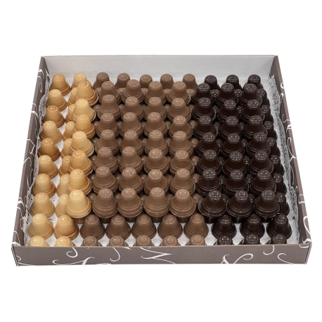 ~Cloches fourrées praliné kg Duc d'O