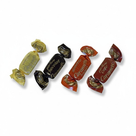 Caramels Vanille Chocolat Noisette Café vrac Dupont d'Isigny