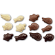 ~Fritures croustillantes chocolat Lait Noir Blanc vrac Kg Révillon