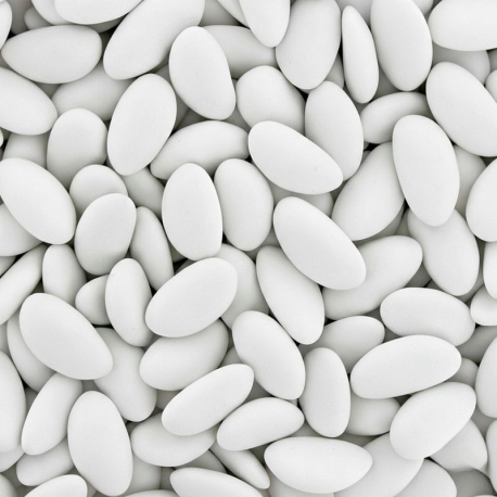 Dragées Avola Marquise (45% d'amande) BLANC mat - 1kg