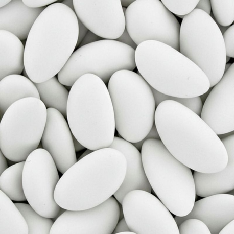 Dragées Avola Marquise (45% d'amande) BLANC mat - 1kg