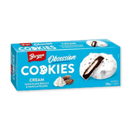 Cookies crème chocolat et vanille - 128g