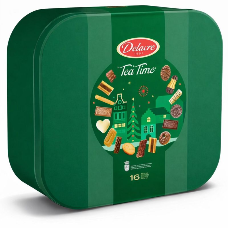 Tea Time Delacre boîte fer 1kg