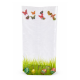 Sachets 140x305 fond carton papillons par 100