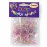 Bracelets anneaux fluo pomme - le lot de 12 kits