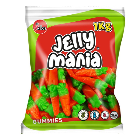 Carottes gélifiées lisses 1kg Jake