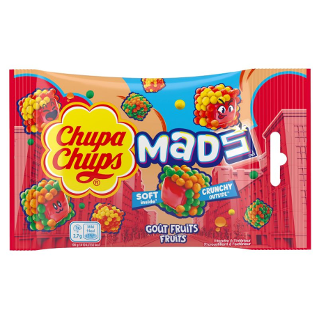 Chupa Chups MADS Fruits sachet 45g