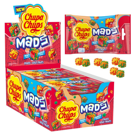 Chupa Chups MADS Fruits sachet 45g