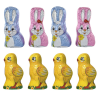 Lot lapins + poussins à cacher 360g