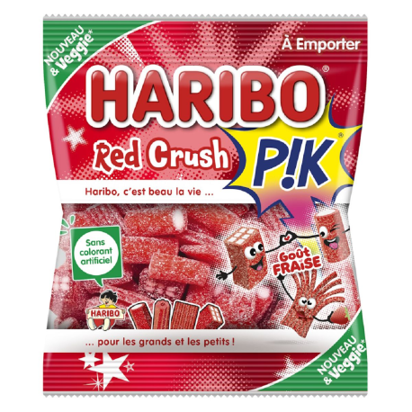 Haribo 120g Red Crush Pik sachets
