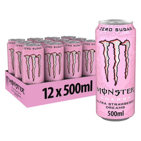 Monster Ultra Strawberry Dreams boîte 50cl