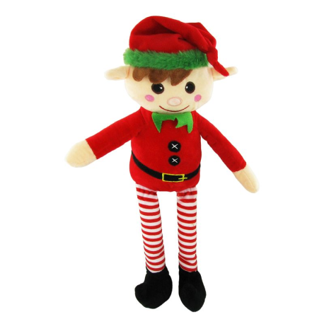 Peluche lutin farceur de Noël