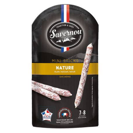 Mini sticks Saucissons nature 100g Savernou