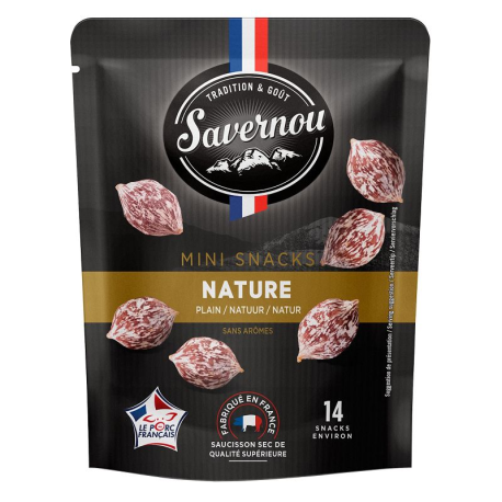 Mini snacks Saucissons nature 75g Savernou
