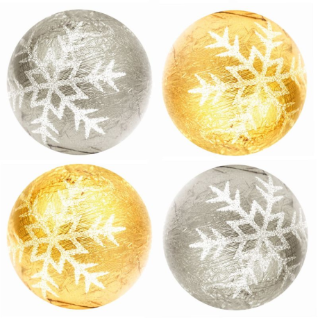 PRECOMMANDE Perles de Noël chocolat panachés 6,5g vrac kg