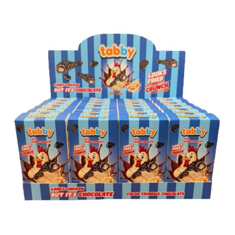 Pilons de Poulets Tabby Brisures de chocolat 50g