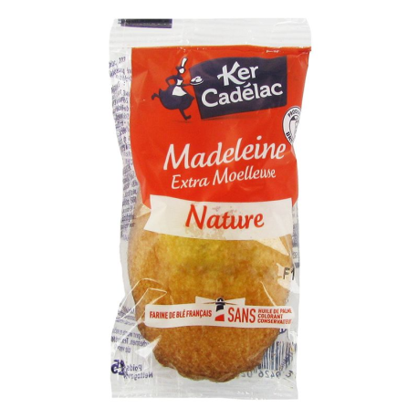 Madeleines moelleuses extra 25g - carton de 150