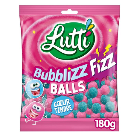 Lutti Bubblizz Balls Fizz sachet 100g